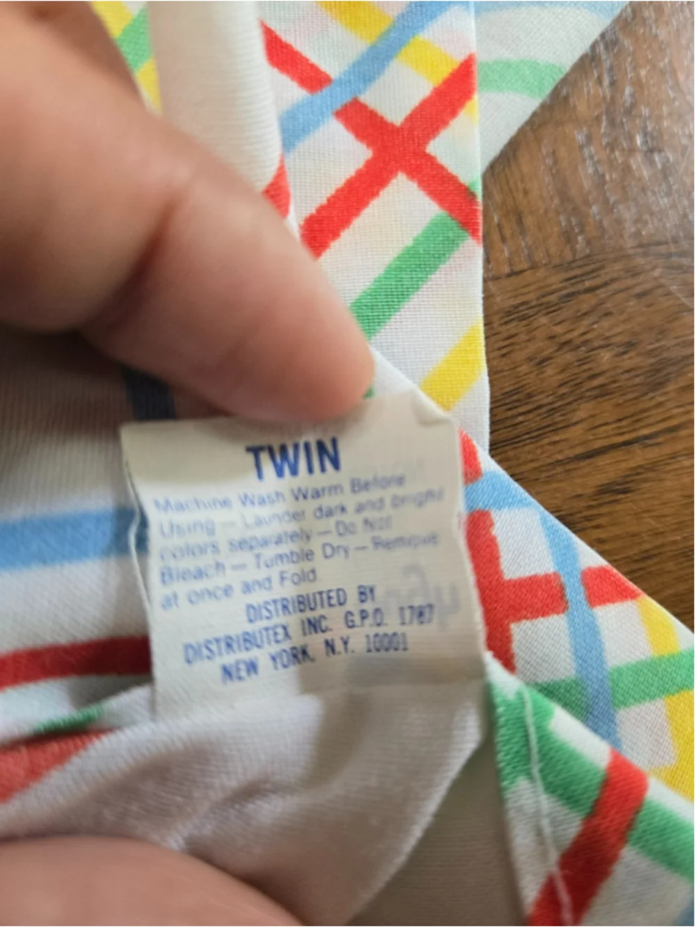 Vintage 1978 GARFIELD THE CAT Twin Size Flat Bed Sheet Nice Colors Used Striped